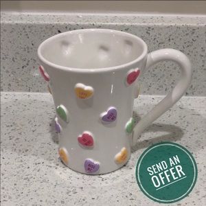 Be Mine Kiss Me Valentine Candy Hearts Coffee Mug